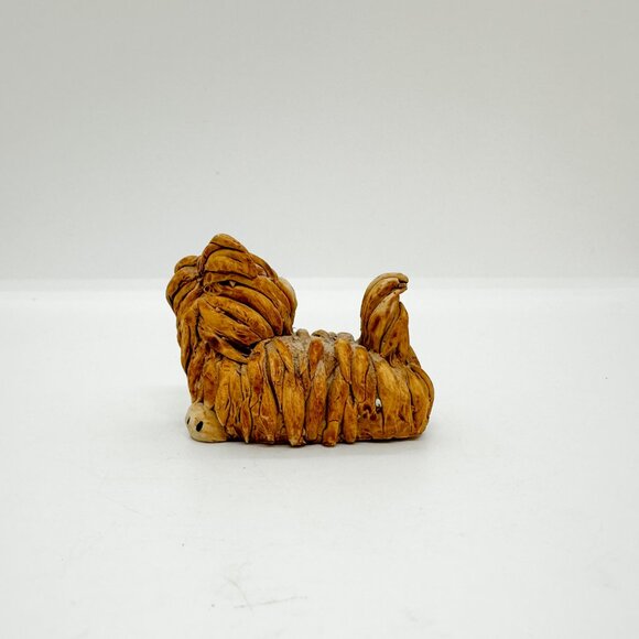 Vintage Peter Fagan Miniature Long Haired Dog Scotland Shaggy Sheepdog Dollhouse - Picture 4 of 7
